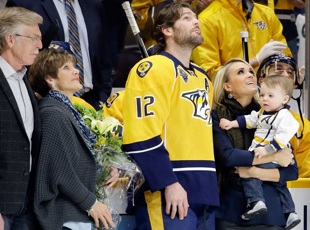 Mike Fisher, Carrie Underwood, Isaiah Fisher